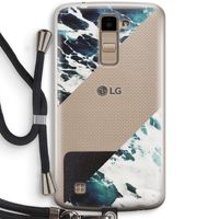 Golven: LG K10 (2016) Transparant Hoesje met koord