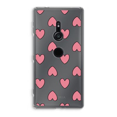 Ondersteboven verliefd: Sony Xperia XZ2 Transparant Hoesje