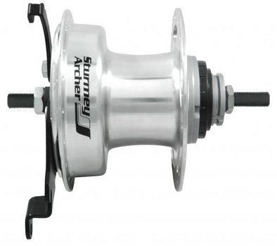 SturmeyArcher Versnellingsnaaf 3 speed sturmey archer xl-rd3 90 mm trommelremnaaf - 36 gaats - zilver