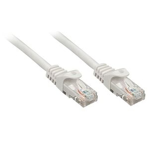 LINDY 48160 RJ45 Netwerkkabel, patchkabel CAT 6 U/UTP 0.30 m Grijs 1 stuk(s)