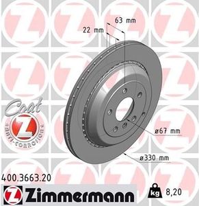Remschijf Coat Z 400366320