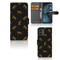 Telefoonhoesje | Met pasjeshouder | voor Motorola Moto G14 Leopards