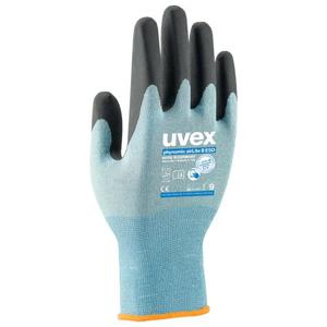 Uvex 6007809 beschermende handschoen Werkplaatshandschoenen Zwart, Blauw Koolstof, Elastaan, Polyamide