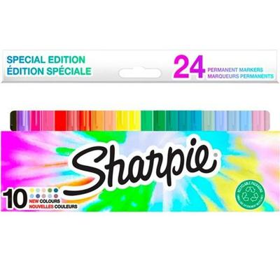 Set Viltstiften Sharpie 24 Onderdelen Permanent Multicolour