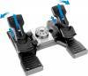 Logitech G Flight Rudder Pedals Zwart, Zilver USB 2.0 Vluchtsimulator Analoog/digitaal PC