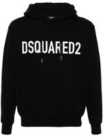 DSQUARED2 hoodie Cool Fit à logo imprimé - Noir - thumbnail