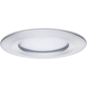 Paulmann LED-inbouwlamp voor badkamer Set van 3 stuks 18 W Aluminium (geborsteld)