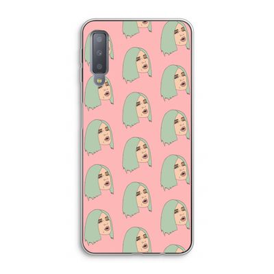 King Kylie: Samsung Galaxy A7 (2018) Transparant Hoesje