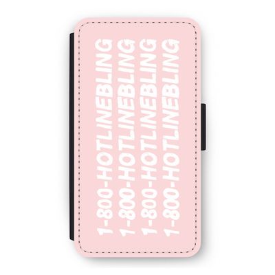 Hotline bling pink: iPhone 11 Pro Flip Hoesje
