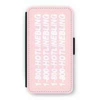 Hotline bling pink: iPhone 11 Pro Flip Hoesje