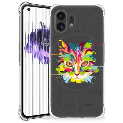 Nothing Phone (2) Stevig | Bumper Hoesje | Cat Color