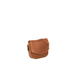 Justified Bags Justified Bags® Nynke Medium Flapover Lederen Schoudertas Cognac