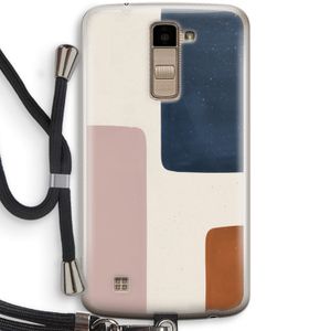 Geo #5: LG K10 (2016) Transparant Hoesje met koord
