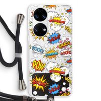 Pow Smack: Huawei P50 Transparant Hoesje met koord