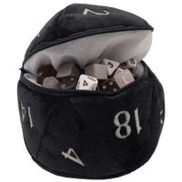 D20 Plush Dice Bag Opberger