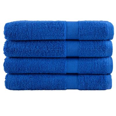 VidaXL Saunadoeken solund 4 st 600 g/m² 80x200 cm blauw