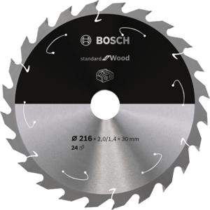 Bosch Accessories Bosch 2608837724 Hardmetaal-cirkelzaagblad 216 x 30 mm Aantal tanden: 24 1 stuk(s)