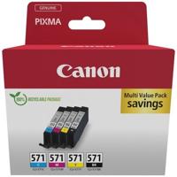 Canon CLI-571 Cartridges Combo Pack Inkt Canon CLI-571 Cartridges Combo Pack Inkt