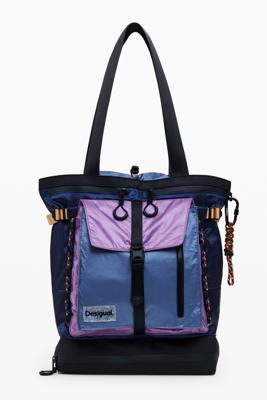 Grote nylon tote rugzak - BLUE - U