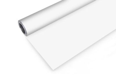 BRESSER Vinyl achtergrondrol wit 2,00x8m