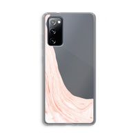 Peach bath: Samsung Galaxy S20 FE / S20 FE 5G Transparant Hoesje