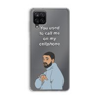 Hotline bling: Samsung Galaxy A12 Transparant Hoesje Hotline bling: Samsung Galaxy A12 Transparant Hoesje