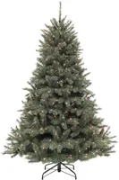 Triumph Tree Forest frosted verlichte kunstkerstboom blauwgroen 230cm - 400 lampjes