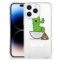 Apple iPhone 14 Pro Max Stevig | Bumper Hoesje | Cactus Poo