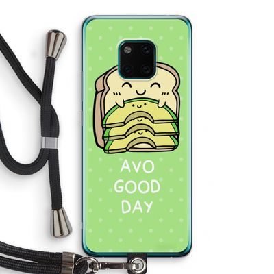 Avo Good Day: Huawei Mate 20 Pro Transparant Hoesje met koord