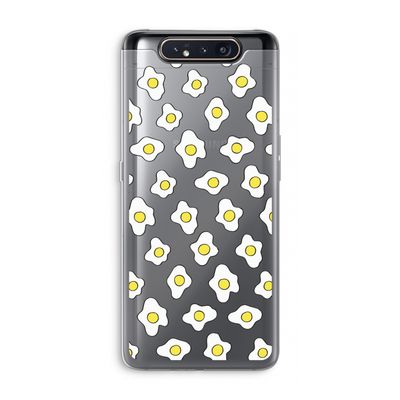 Spiegeleitjes: Samsung Galaxy A80 Transparant Hoesje