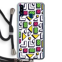 8-bit N°4: Samsung Galaxy A20s Transparant Hoesje met koord
