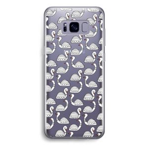 Zwanen: Samsung Galaxy S8 Plus Transparant Hoesje