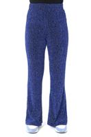 Blue flared pants