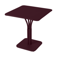 Fermob Luxembourg tuintafel kolom 71x71 cm Black Cherry