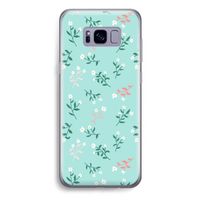 Small white flowers: Samsung Galaxy S8 Plus Transparant Hoesje