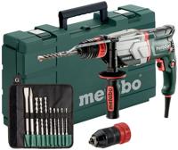 Metabo uhe 2660-2 quick set combihamer | 800w 2.8j + sds-plus-boor-/beitelset (10-dlg) - 600697510