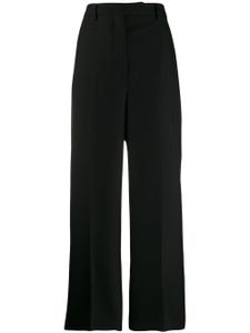 Prada pantalon de costume à taille haute - Noir