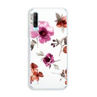 Geschilderde bloemen: Huawei P Smart Pro Transparant Hoesje