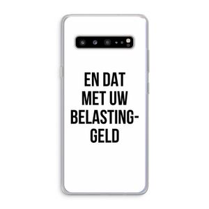 Belastinggeld: Samsung Galaxy S10 5G Transparant Hoesje