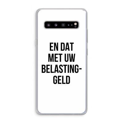 Belastinggeld: Samsung Galaxy S10 5G Transparant Hoesje