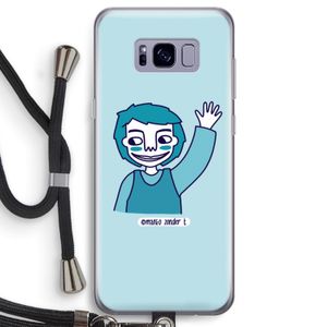 Zwaai: Samsung Galaxy S8 Transparant Hoesje met koord