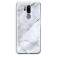 Witte marmer: LG G7 Thinq Transparant Hoesje