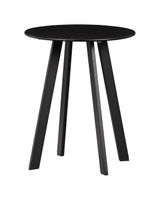 WOOOD Outdoor Bijzettafel 'Fer' Ø40cm, kleur Zwart