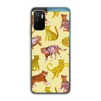 Cute Tigers and Leopards: Xiaomi Poco M3 Pro 5G Transparant Hoesje