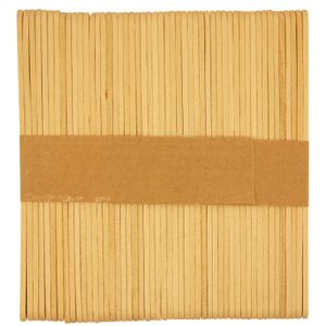 Houten knutselstokjes/ijsstokjes 50x naturel 11 cm   -