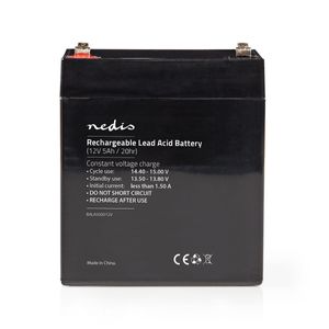 Nedis Oplaadbare Loodaccu | Lead-Acid | 12 V | 5000 mAh | 1 stuks - BALA500012V BALA500012V