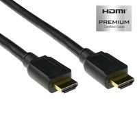 ACT AK3942 4K HDMI High Speed Ethernet Premium Certified Kabel - HDMI-A Male/HDMI-A Male - 1 meter - thumbnail