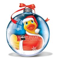 i rub my duckie | santa holiday ball - travel size