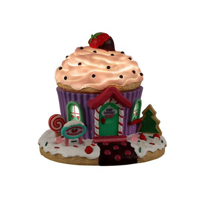 Strawberry Bungalow 14x16x16 cm Kersthuisje - Lemax