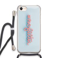 #nofilter: iPhone 8 Transparant Hoesje met koord